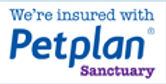 Fully insured by Petplan Santuary